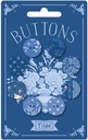 Tilda Something Blue, Boutons Bleus x8