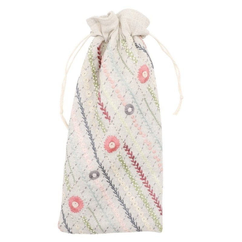 Kit Broderie - Pochette à Lunettes Fleurie