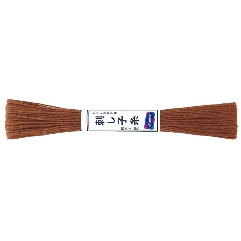 Fil Sashiko Marron, Col. n°3 - 20 m