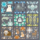 Modèle Patchwork North Stars de Elisabeth Hartman