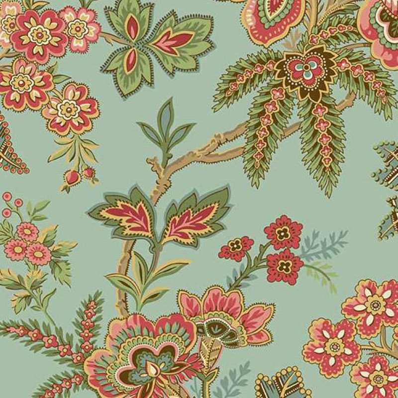 Tissu Patchwork Jingle Bell Ornemental Garden Vintage Blue, Coupon