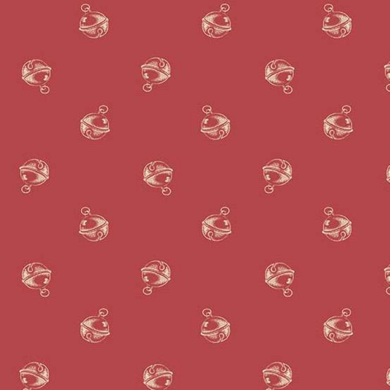 Tissu Patchwork Jingle Bell Cranberry, Coupon