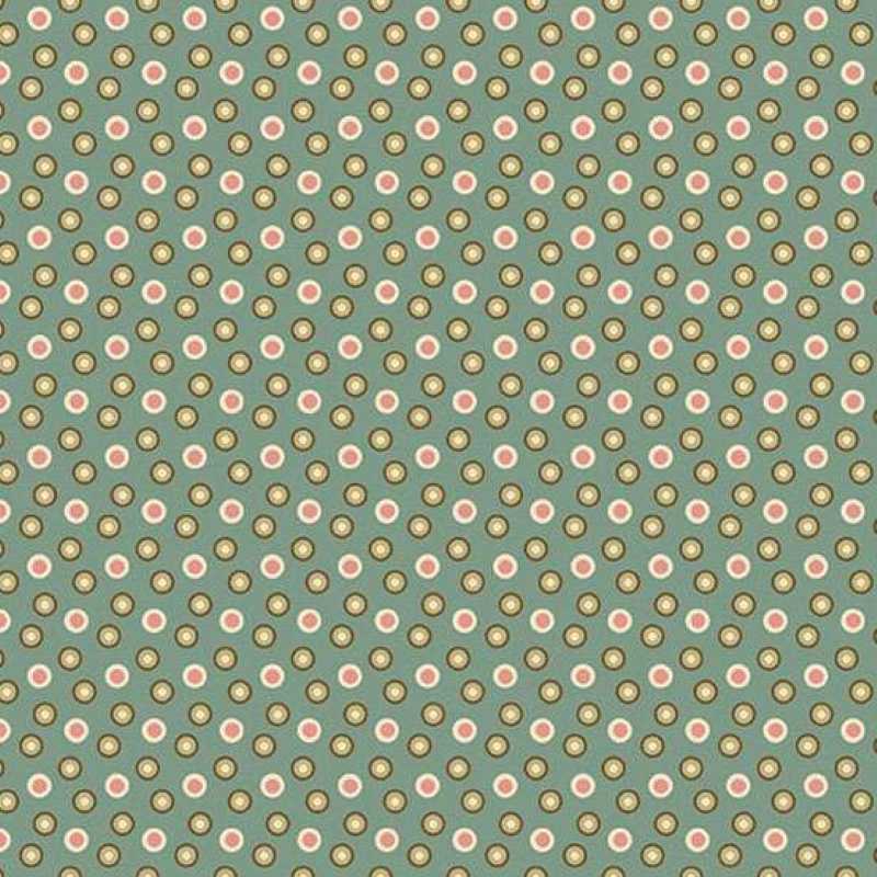 Tissu Patchwork Jingle Bell Beads Vintage Blue, Coupon