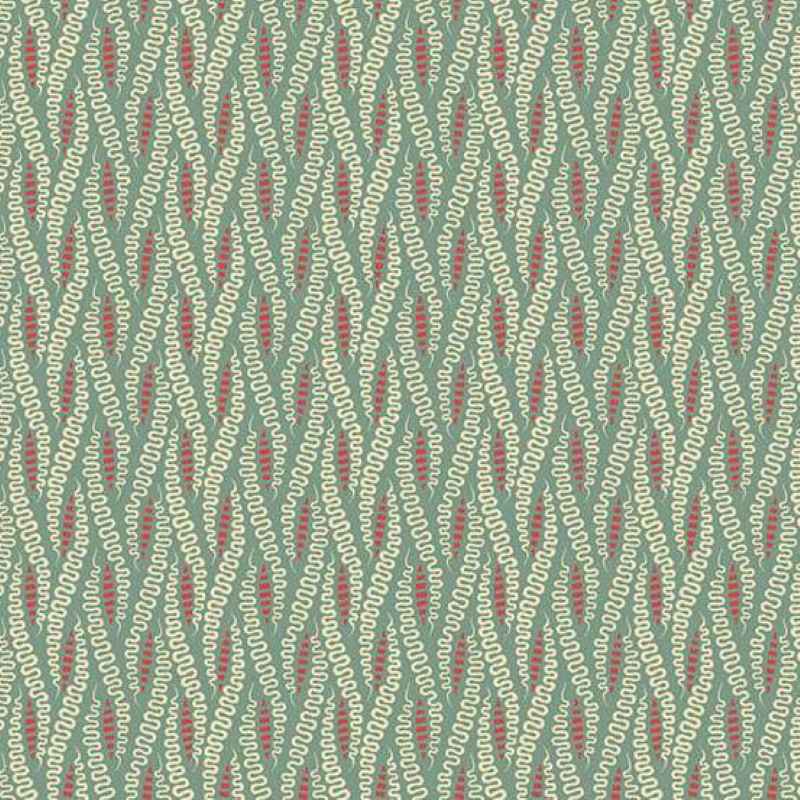 Tissu Patchwork Jingle Bell Ribbon Vintage Blue, Coupon