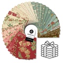 Tissu Patchwork Collection Jingle Bell, 36 Coupons 50x55cm