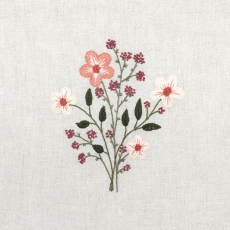 Kit Broderie - Bouquet Poudré