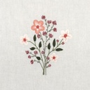 Kit Broderie - Bouquet Poudré