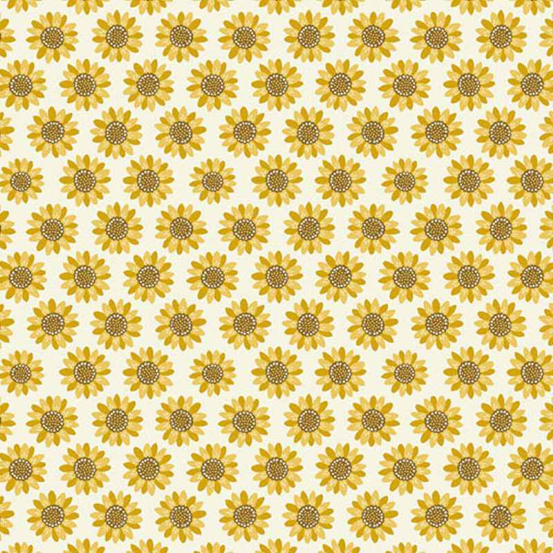 Tissu Patchwork Oakleigh Sunflower Yellow, Coupon
