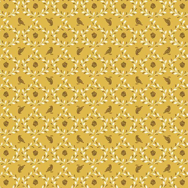 Tissu Patchwork Oakleigh Acorn Yellow, Coupon