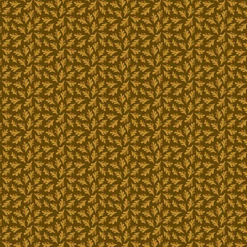 Tissu Patchwork Oakleigh Oakleaf Brown, Coupon