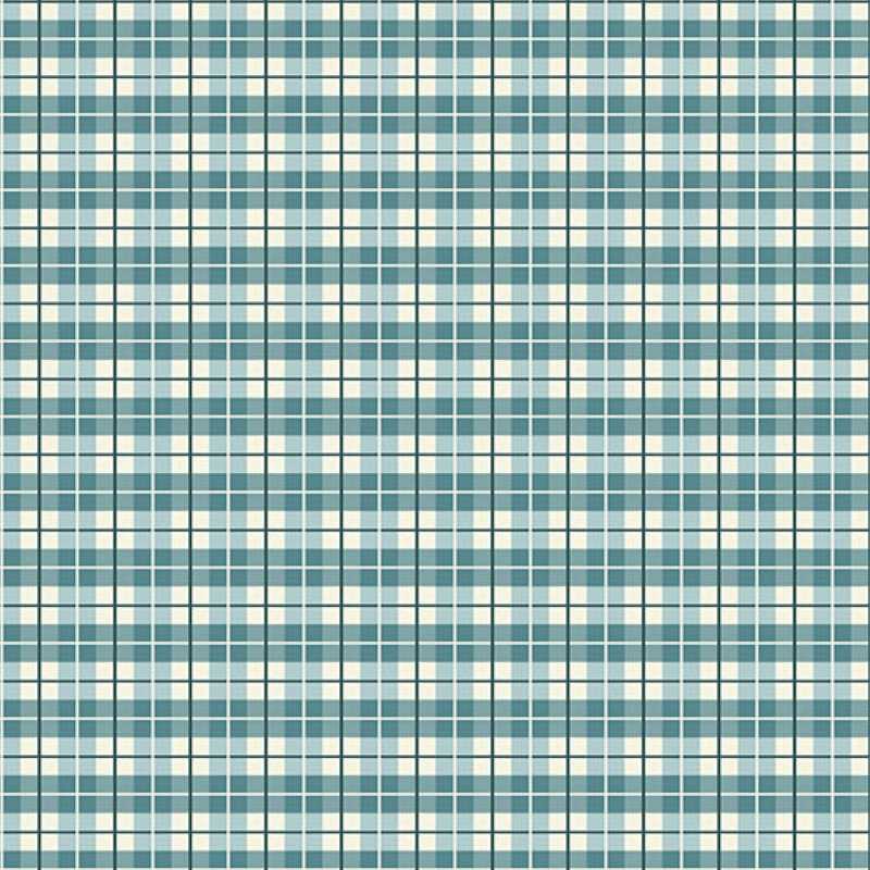 Tissu Patchwork Oakleigh Gingham Blue, Coupon
