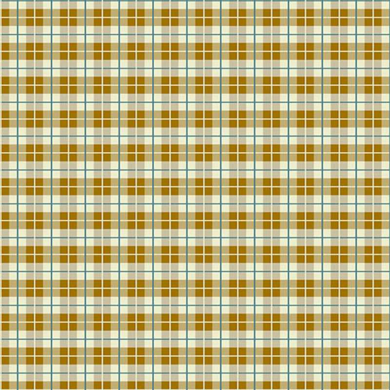 Tissu Patchwork Oakleigh Gingham Brown