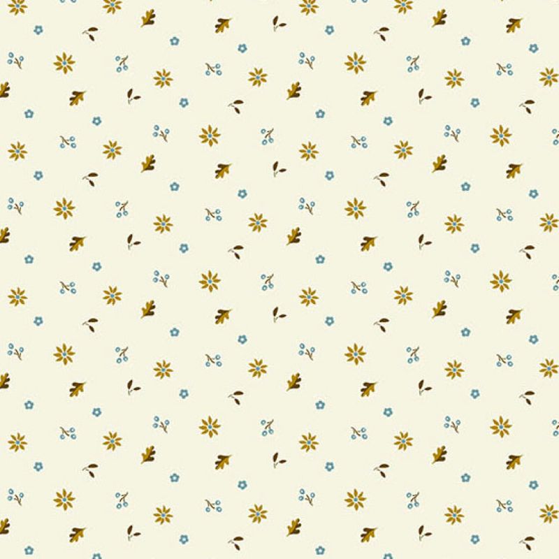 Tissu Patchwork Oakleigh Ditzy Cream, Coupon