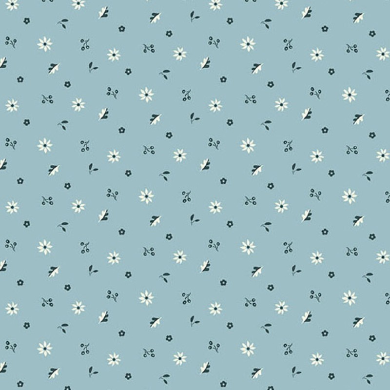 Tissu Patchwork Oakleigh Ditzy Blue