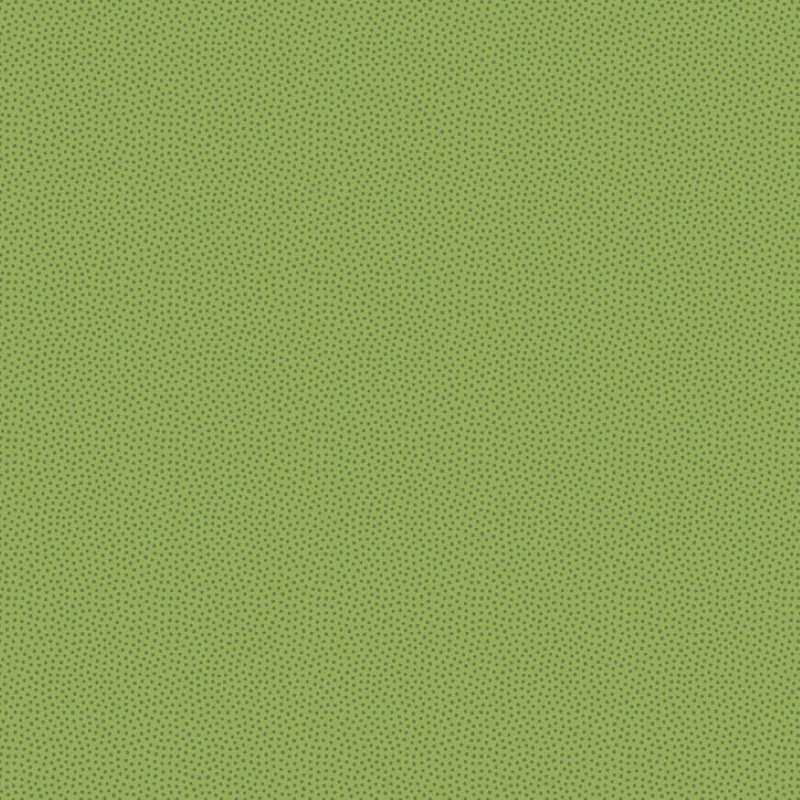 Tissu Patchwork Pindots Vert Jaune, Coupon