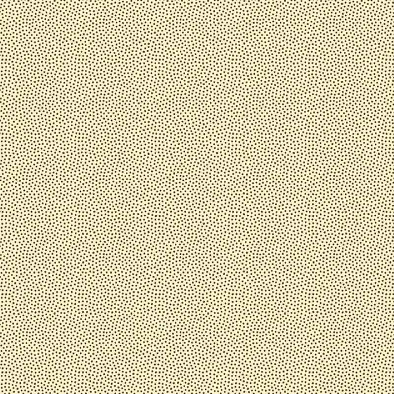 Tissu Patchwork Pindots Marron Crème