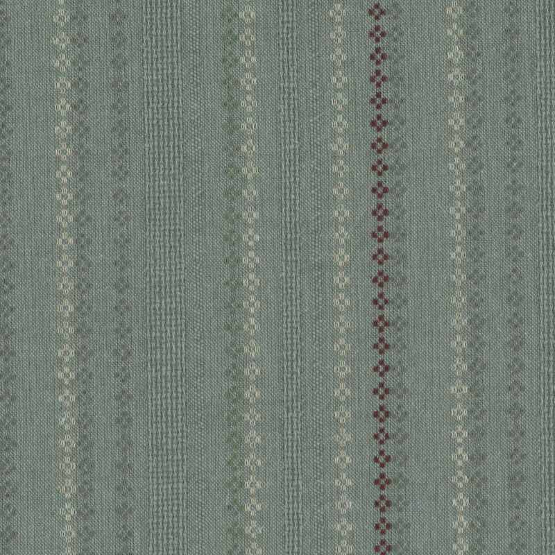 Tissu Patchwork Japonais Tochio Lignes Gris Bleu