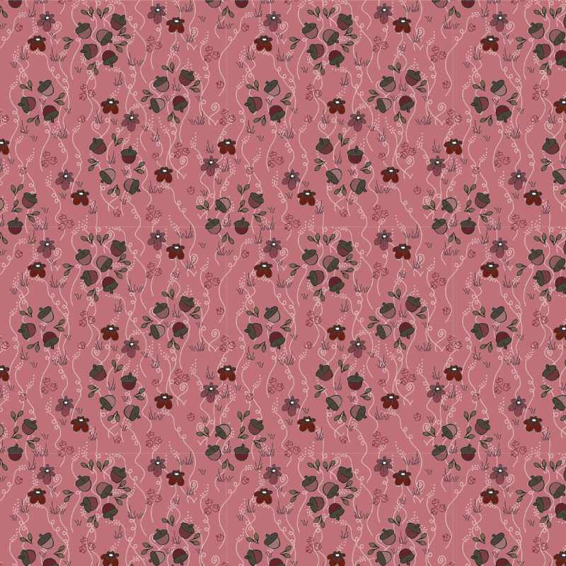 Tissu Patchwork Sweetest Embrace Bouquet de Glands Rose, Coupon