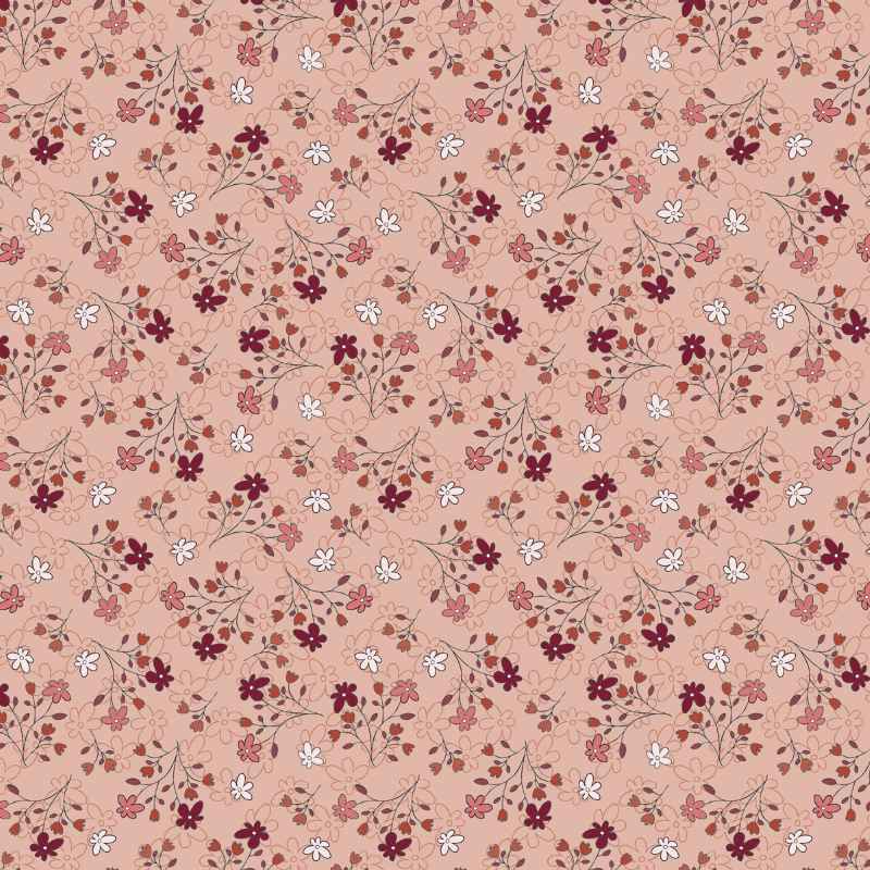 Tissu Patchwork Sweetest Embrace Dandelion Rose