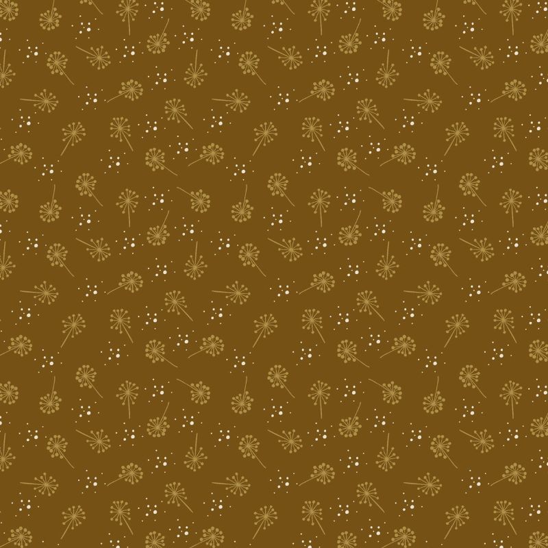 Tissu Patchwork Sweetest Embrace Dandelion Kaki