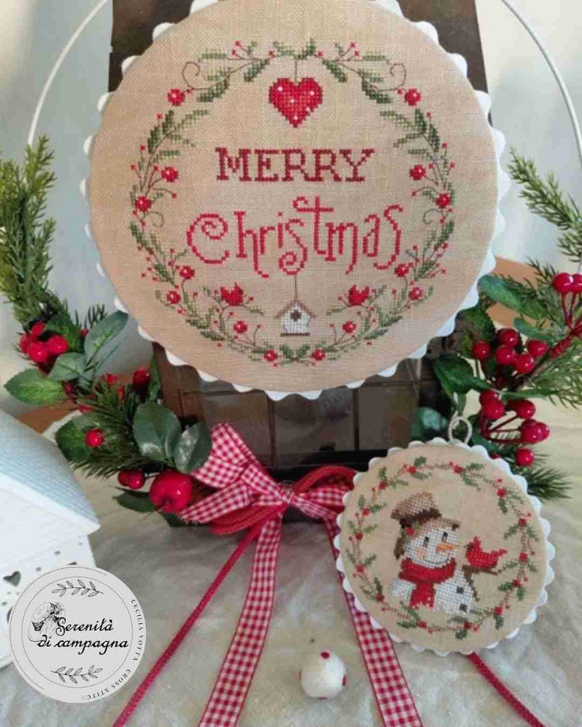 Modèle de Point Compté - Parfum de Noël - Merry Christmas
