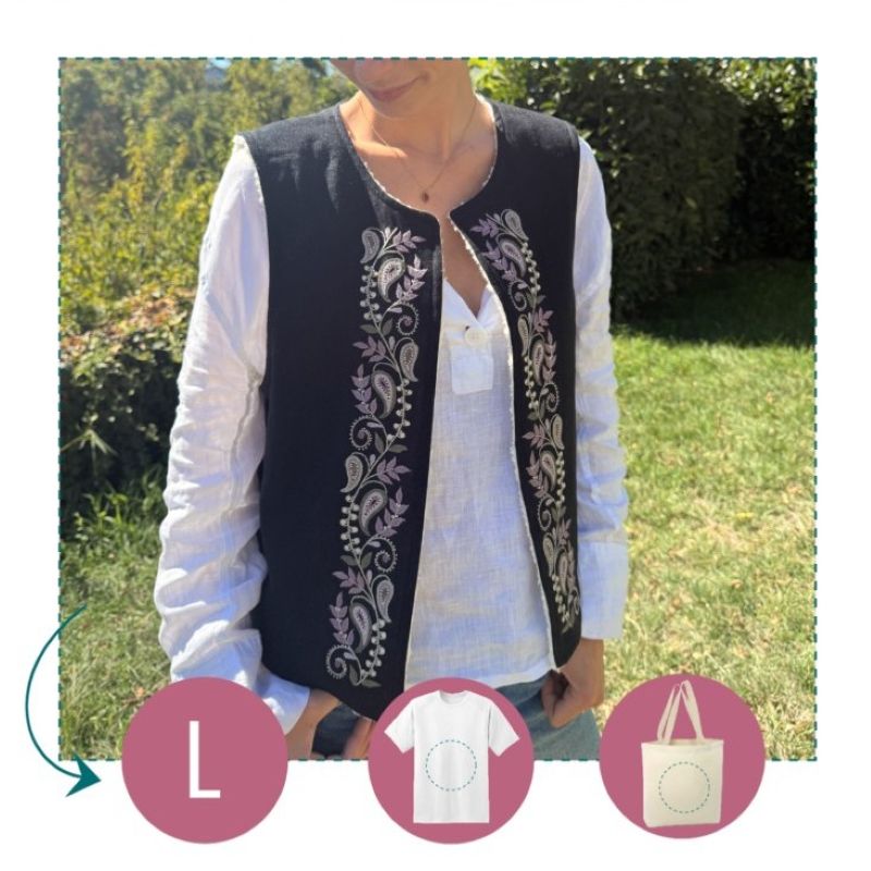 Kit Broderie - Easy Custo - Planche Solange