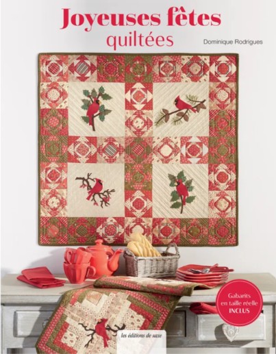 Livre Patchwork - Joyeuses Fêtes Quiltées - Dominique Rodrigues