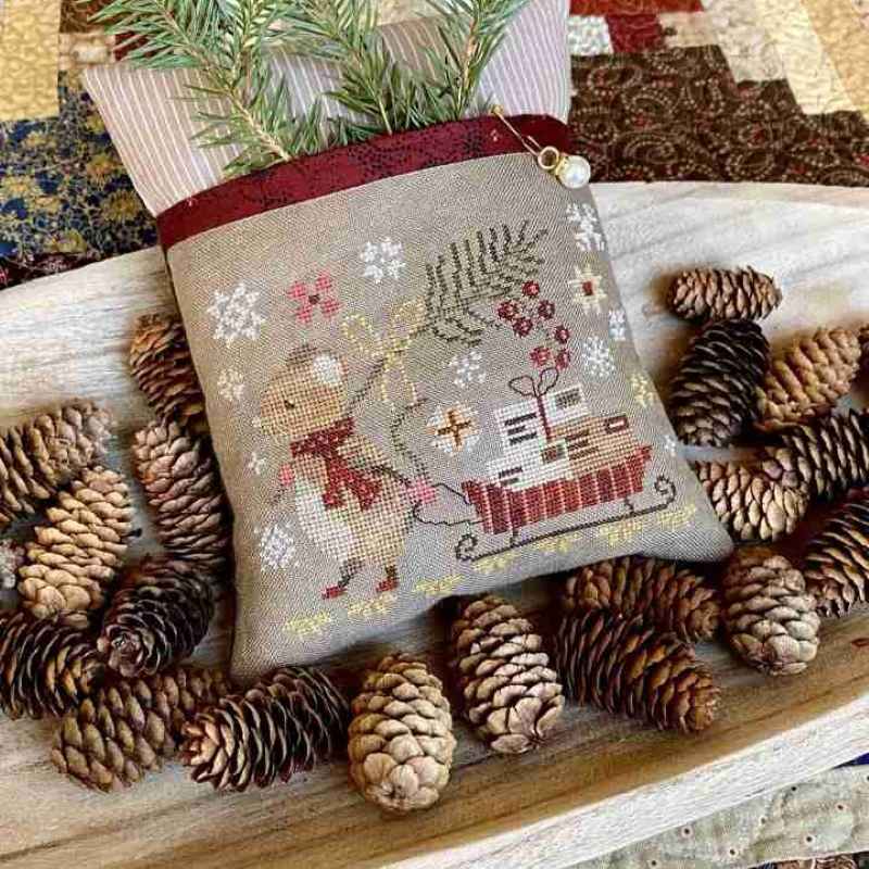 Modèle Points Comptés - The Postmouse's Christmas Delivery