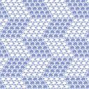 Tissu Patchwork Sweet Dreams Petits Moutons Géométriques Bleu, Coupon