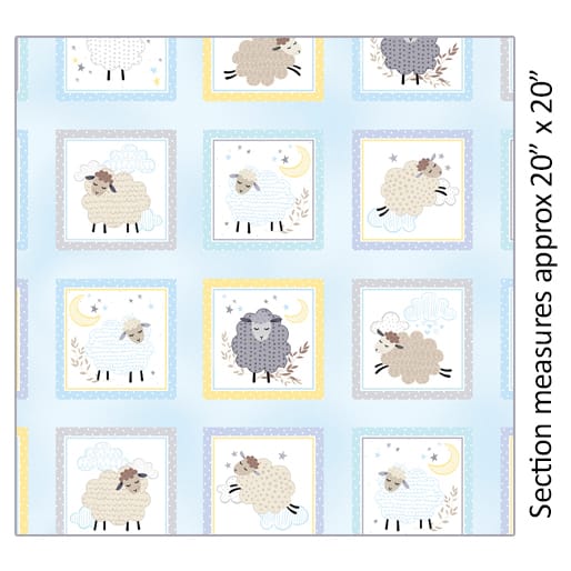 Tissu Patchwork Sweet Dreams Panneau _ 28 carrés