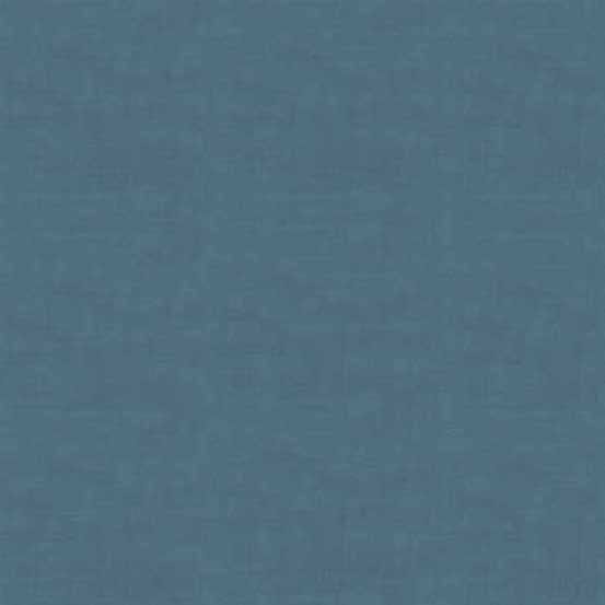 Tissu Patchwork Linen Texture Bleu Denim, Coupon