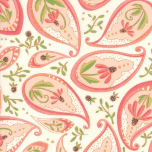 Tissu Patchwork Painted Meadow Coneflower Paisley, Coupon