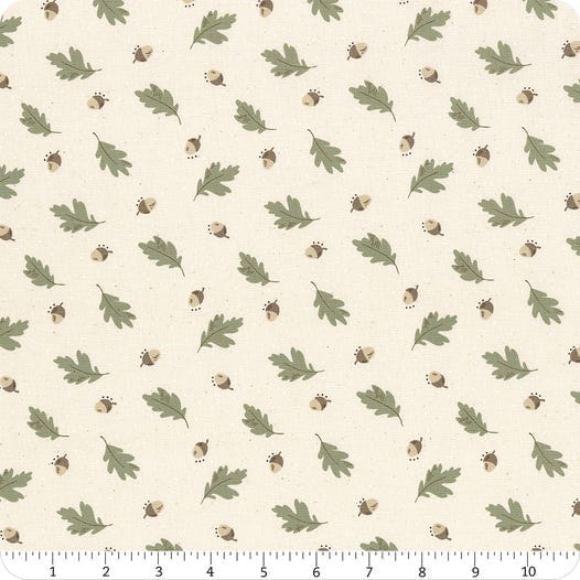 Tissu Patchwork Harvest Road Floating Acorn