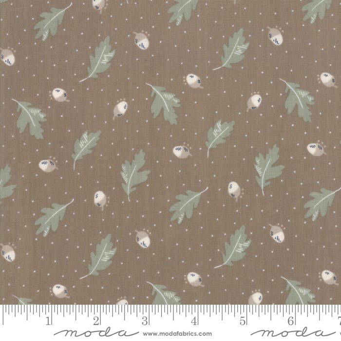 Tissu Patchwork Harvest Road Floating Acorn
