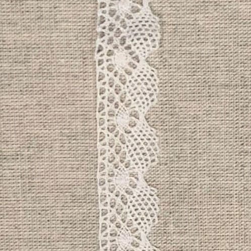 Dentelle de Coton Blanche