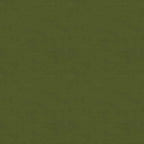 Tissu Patchwork Linen Texture Vert Olive, Coupon