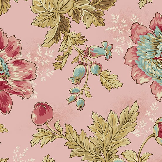 Tissu Patchwork Super Bloom Tuberose