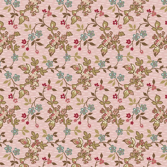 Tissu Patchwork Super Bloom Jasmine Tuberose