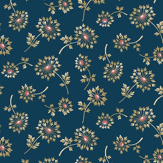 Tissu Patchwork Super Bloom Dandelion Dusk
