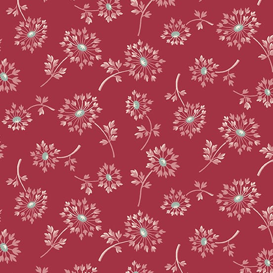 Tissu Patchwork Super Bloom Dandelion Ruby