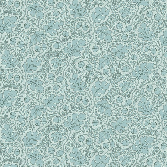 Tissu Patchwork Super Bloom Oak Baby Blue