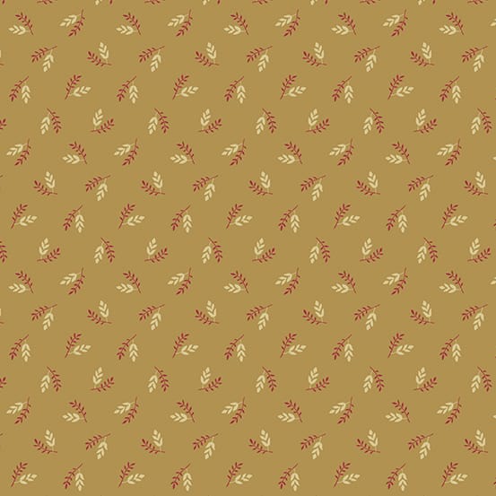 Tissu Patchwork Super Bloom Hops Dark Khaki