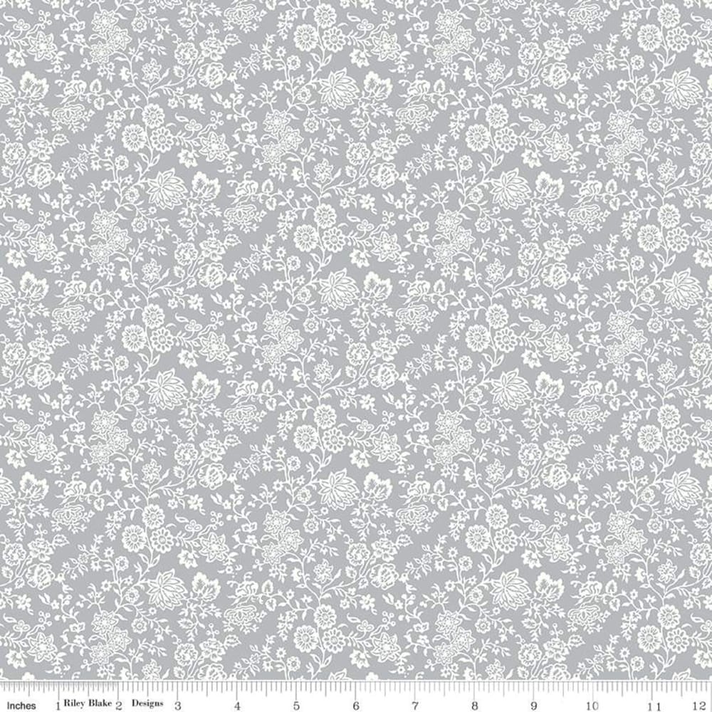 Tissu Patchwork Gray Hampton Vines