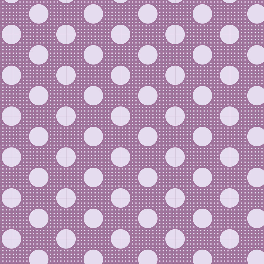 Tissu Patchwork Tilda Medium Dots Violet, Coupon