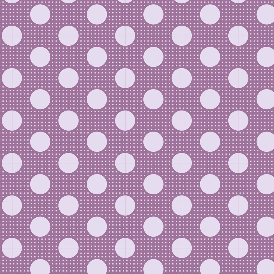 Tissu Patchwork Tilda Medium Dots Violet, Coupon