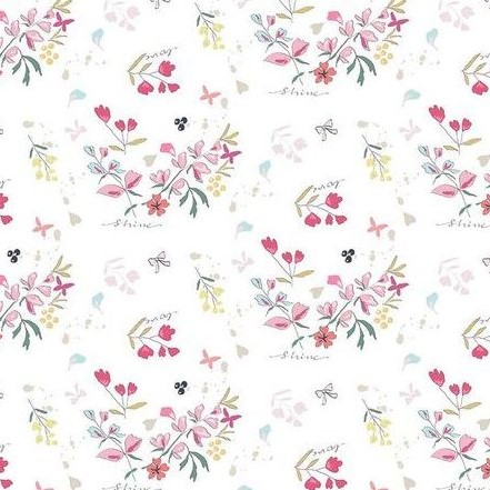 Tissu Patchwork Moments Cream, Coupon