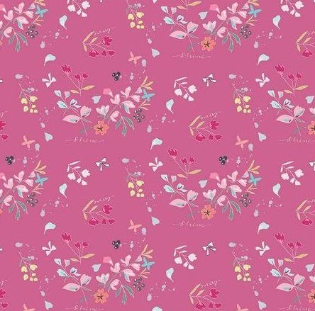 Tissu Patchwork Moments Pink, Coupon