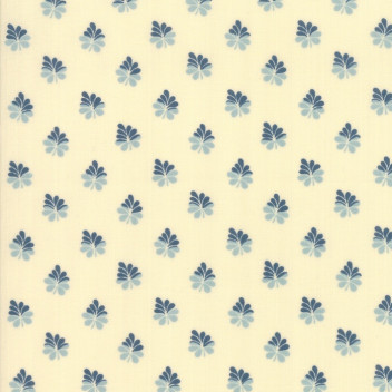 Tissu Patchwork Sarah's Story Leaf Foulard Cream