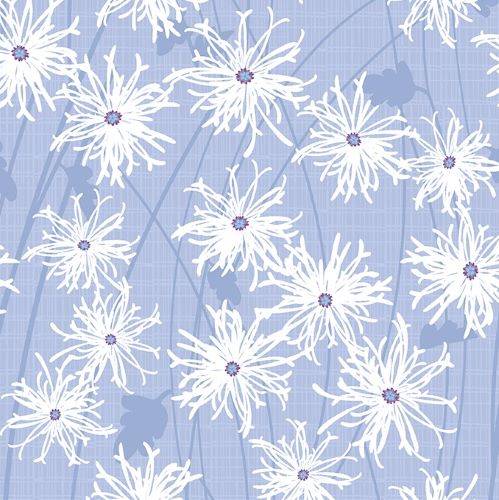 Tissu Patchwork Sunday Afternoon, Dandelion Violine, Coupon