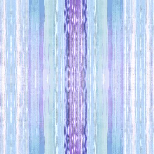 Tissu Patchwork Sunday Afternoon, Rayure Violine, Coupon